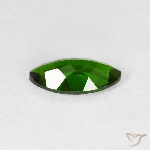 ديوبسيد كروم Medium Dark-Green طبيعي، ماركيز، 1.23 قيراط، VS-SI