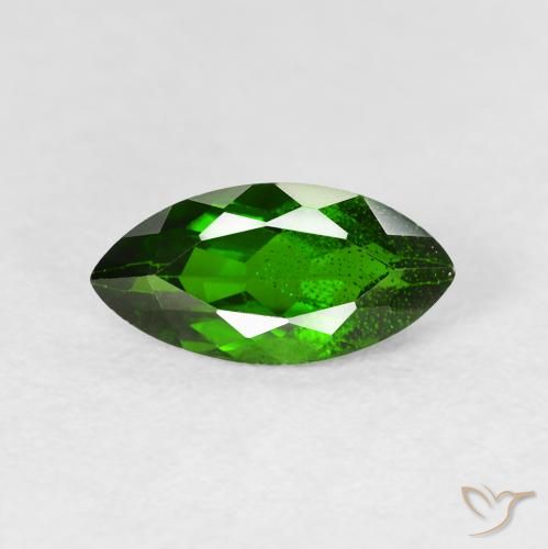 ديوبسيد كروم Medium Dark-Green طبيعي، ماركيز، 1.28 قيراط، VS-SI