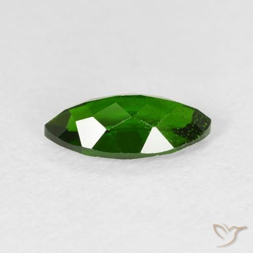 ديوبسيد كروم Medium Dark-Green طبيعي، ماركيز، 1.28 قيراط، VS-SI