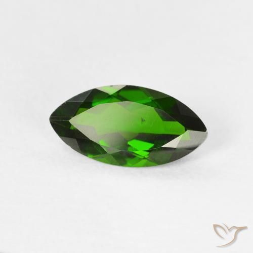 كروم ديوبسيد Medium Dark-Green طبيعي، ماركيز، 1.18 قيراط، VS-SI