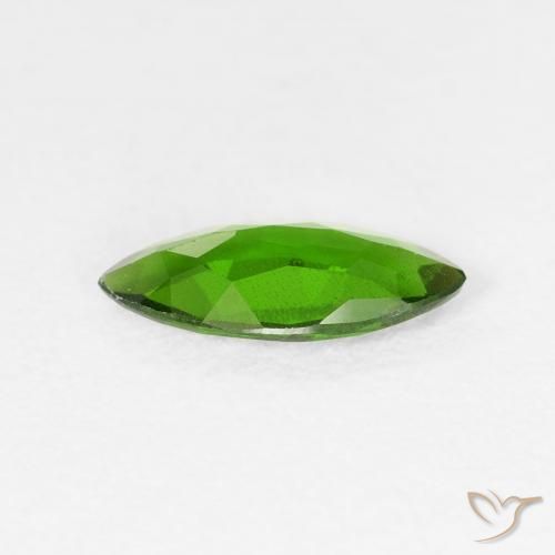 كروم ديوبسيد Medium Dark-Green طبيعي، ماركيز، 0.81 قيراط، قليلا جدا