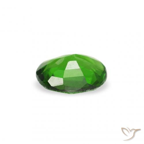 تورمالين الكروم Medium Dark-Green طبيعي، بيضوي، 0.18 قيراط، قليلا جدا