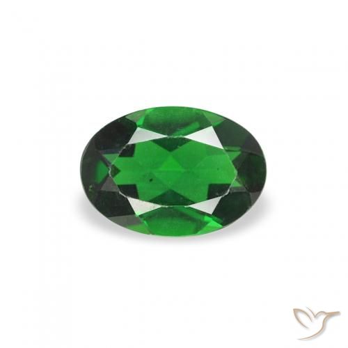 0.24ct طبيعي أخضر الغابات تورمالين الكروم, بيضوي, VVS-VS