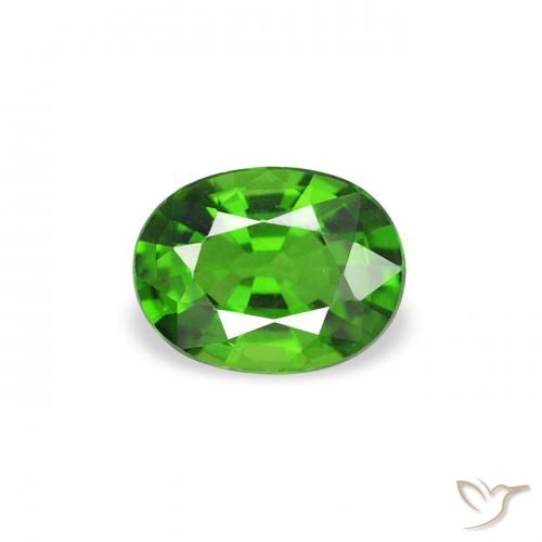0.29ct طبيعي Medium Dark-Green تورمالين الكروم, بيضوي, VVS