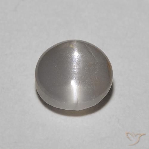 0.62ct طبيعي أخضر متوسط عين القط كريزوبيريل, بيضوي, غير شفاف