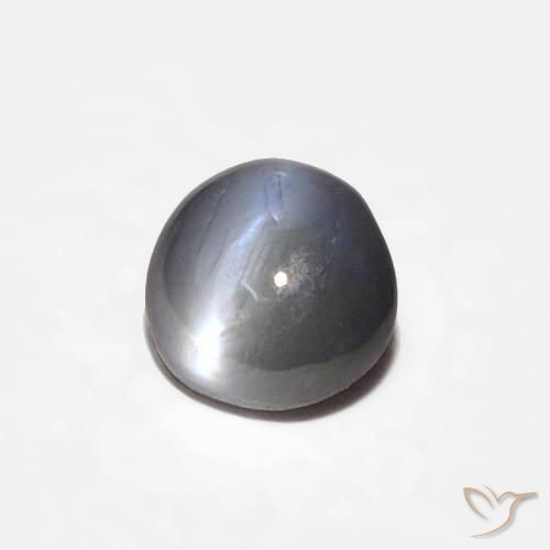 0.30ct طبيعي رمادى متوسط عين القط كريزوبيريل, بيضوي, غير شفاف