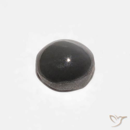 عين القط كريزوبيريل رمادى فاتح جدا طبيعي، بيضوي، 0.38 قيراط، غير شفاف