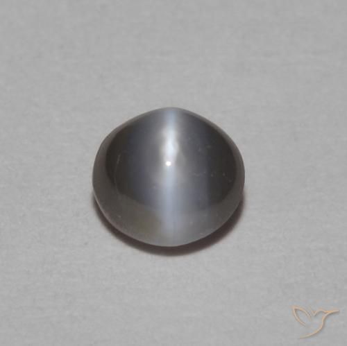 0.29ct طبيعي رمادى داكن عين القط كريزوبيريل, بيضوي, غير شفاف