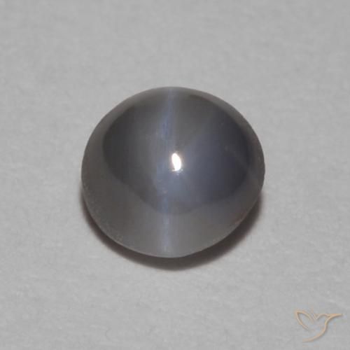0.27ct طبيعي رمادى داكن عين القط كريزوبيريل, بيضوي, غير شفاف