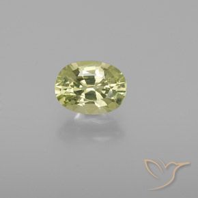 0.97ct طبيعي أصفر متوسط كريزوبيريل, بيضوي, VVS-VS