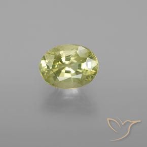 1.31ct طبيعي أصفر مخضر كريزوبيريل, بيضوي, VVS-VS