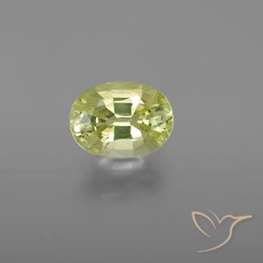 1.22ct طبيعي أصفر متوسط كريزوبيريل, بيضوي, VVS-VS