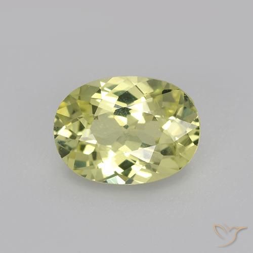 1.07ct طبيعي أصفر متوسط كريزوبيريل, بيضوي, VVS-VS