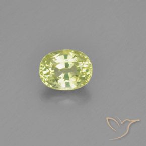 1.15ct طبيعي الأصفر الليمونى كريزوبيريل, بيضوي, VVS