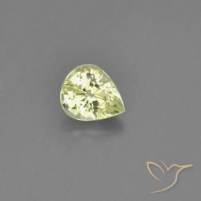 1.13ct طبيعي الأصفر الليمونى كريزوبيريل, شكل الكمثرى, VVS