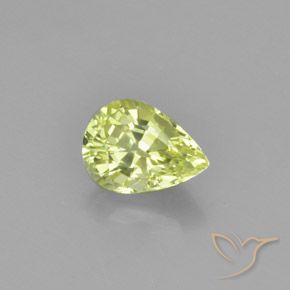 1.18ct طبيعي أصفر فاتح كريزوبيريل, شكل الكمثرى, VVS