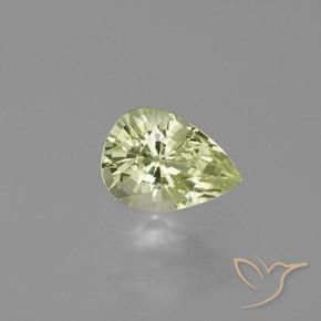 0.98ct طبيعي أصفر متوسط كريزوبيريل, شكل الكمثرى, VVS