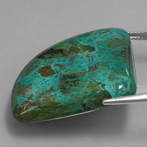 كريزوكولا متعدد الألوان طبيعي، شكل خيالي، 73.62 قيراط، غير شفاف