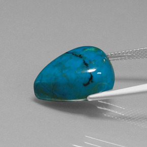 كريزوكولا متعدد الألوان طبيعي، شكل الكمثرى، 13.32 قيراط، غير شفاف