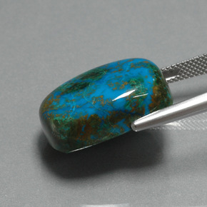 كريزوكولا متعدد الألوان طبيعي، قطع وسادة، 28.39 قيراط، غير شفاف