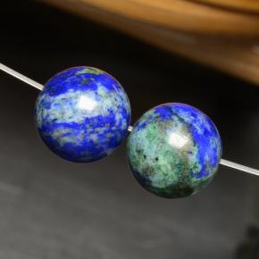 أحجار كريزوكولا متعدد الألوان طبيعية، جسم كروى / الكرة، غير شفاف، وزنها 18.20 قيراط