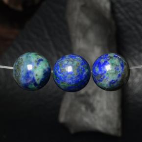 أحجار كريزوكولا متعدد الألوان طبيعية، جسم كروى / الكرة، غير شفاف، وزنها 27.71 قيراط