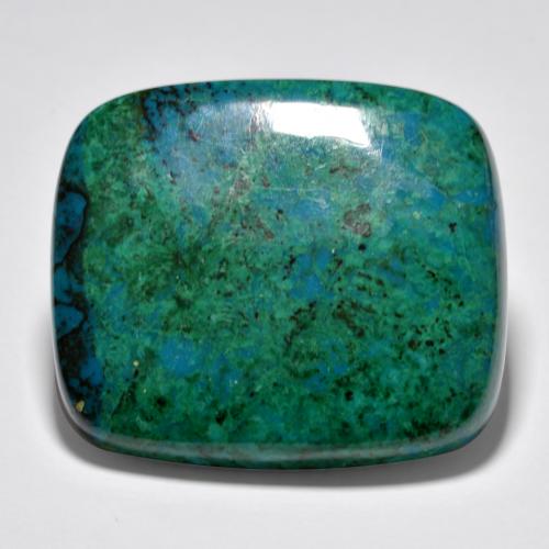 كريزوكولا متعدد الألوان طبيعي، قطع وسادة، 63.02 قيراط، غير شفاف