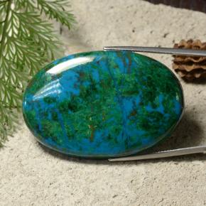 كريزوكولا متعدد الألوان طبيعي، قصة بيضاوى، 114.71 قيراط، غير شفاف