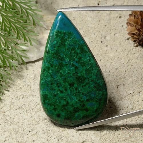 41.72ct طبيعي متعدد الألوان كريزوكولا, شكل الكمثرى, غير شفاف