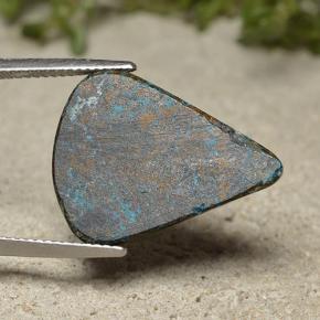 كريزوكولا متعدد الألوان طبيعي، شكل الكمثرى، 27.27 قيراط، غير شفاف