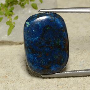 كريزوكولا متعدد الألوان طبيعي، قطع وسادة، 17.41 قيراط، غير شفاف