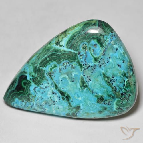 48.86ct طبيعي متعدد الألوان كريزوكولا, شكل الكمثرى, غير شفاف