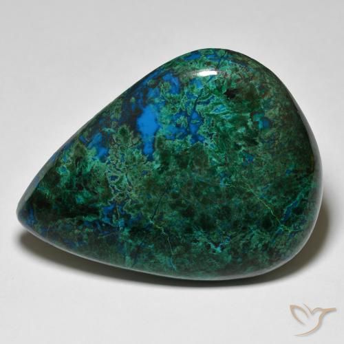 57.20ct طبيعي متعدد الألوان كريزوكولا, شكل الكمثرى, غير شفاف