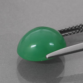 كريسوبراسي أخضر طبيعي، قصة بيضاوى، 4.20 قيراط، غير شفاف