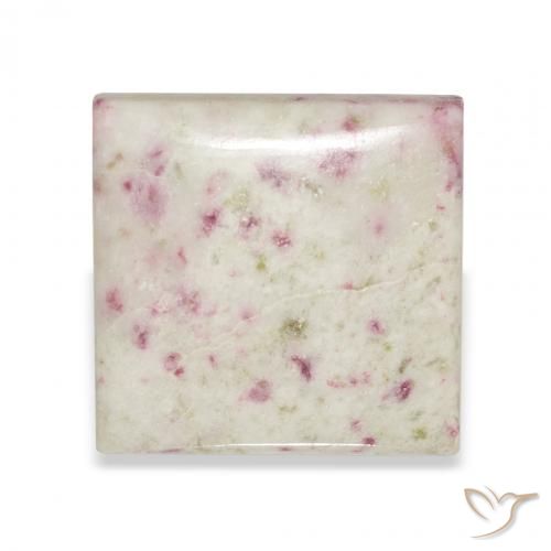 13.59ct طبيعي متعدد الألوان سينابار, مربع, غير شفاف