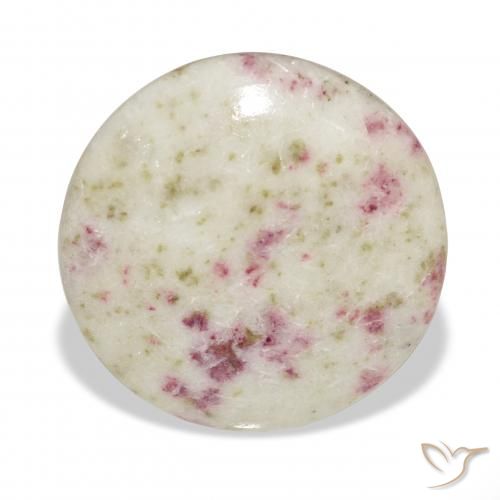 22.96ct طبيعي متعدد الألوان سينابار, دائري, غير شفاف