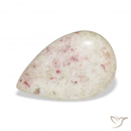13.15ct طبيعي متعدد الألوان سينابار, شكل الكمثرى, غير شفاف