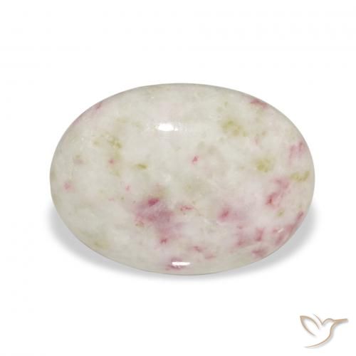 8.59ct طبيعي متعدد الألوان سينابار, بيضوي, غير شفاف