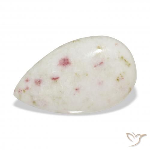 14.91ct طبيعي متعدد الألوان سينابار, شكل الكمثرى, غير شفاف