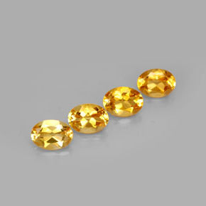 أحجار سيترين ذهبى أصفر طبيعية، قصة بيضاوى، VVS-VS، وزنها  قيراط