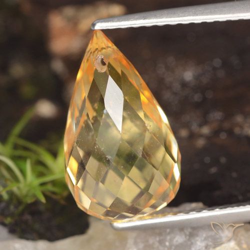 5.07ct طبيعي Medium Orange  سيترين, بريوليت, VVS-VS