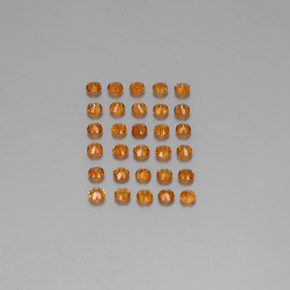 أحجار سيترين برتقالى أصفر طبيعية، قصة دائرى، VVS-VS، وزنها  قيراط