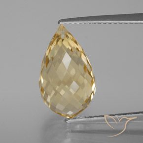 7.12ct طبيعي ذهبى فاتح سيترين, بريوليت, VVS-VS