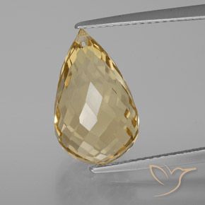 8.24ct طبيعي ذهبى فاتح سيترين, بريوليت, VVS-VS
