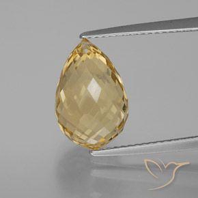 6.29ct طبيعي برتقالى ذهبة سيترين, بريوليت, VVS