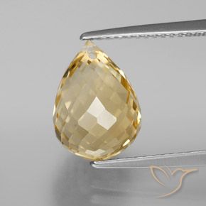 5.41ct طبيعي برتقالى-ذهبى سيترين, بريوليت, VVS-VS