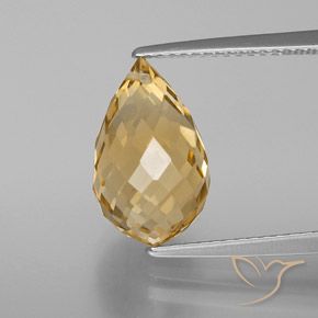 5.05ct طبيعي ذهبي سيترين, بريوليت, VVS-VS