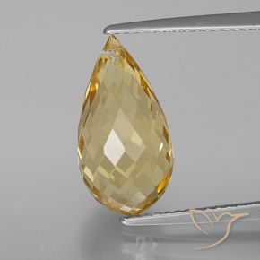 5.97ct طبيعي برتقالى-ذهبى سيترين, بريوليت, VVS-VS
