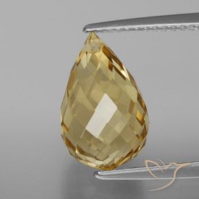 4.78ct طبيعي ذهبى محمر سيترين, بريوليت, VVS-VS