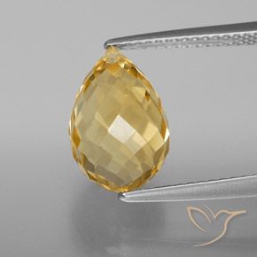 4.77ct طبيعي برتقالى ذهبة سيترين, بريوليت, VVS